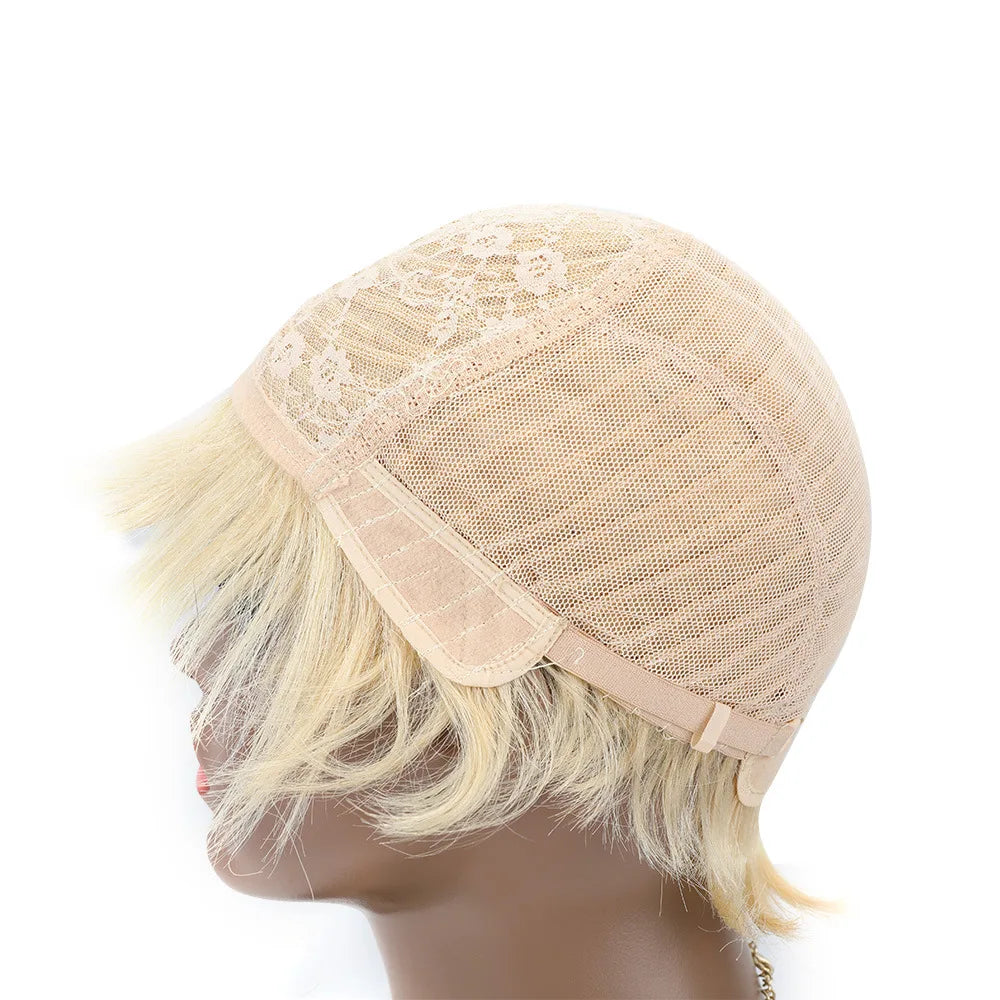 Blonde Layered Pixie Wig
