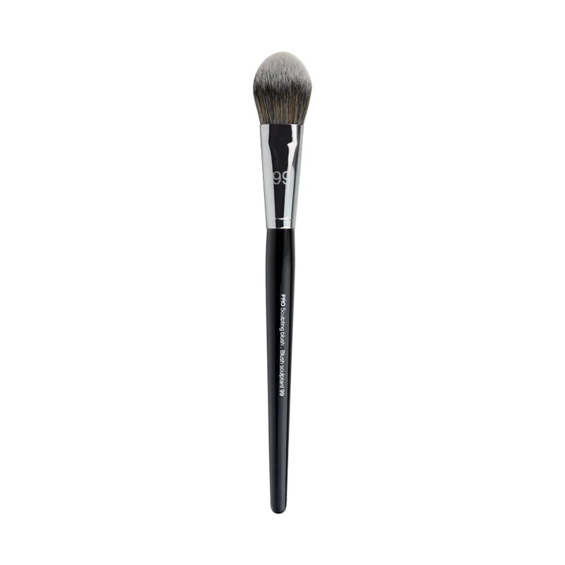1 unidad de brochas de maquillaje para polvos sueltos, colorete, base, corrector, pincel de sombra de ojos, herramientas cosméticas de belleza para mujeres
