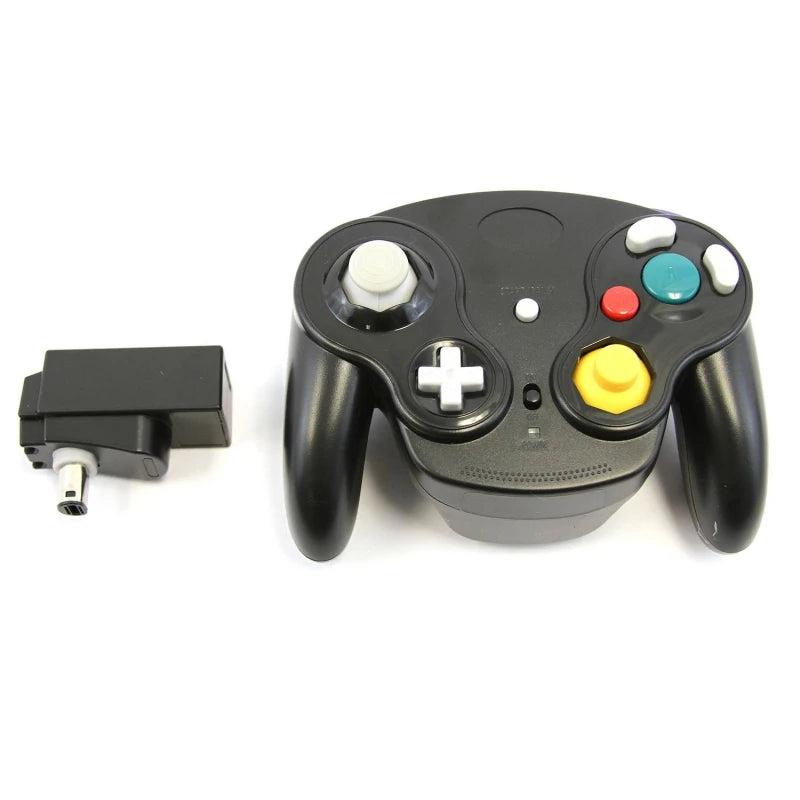 Controlador Gamepad Inalámbrico de 5 Colores para consola NGC con Adaptador 2.4G Joysticks Gamepads para Consola de Videojuegos GameCube