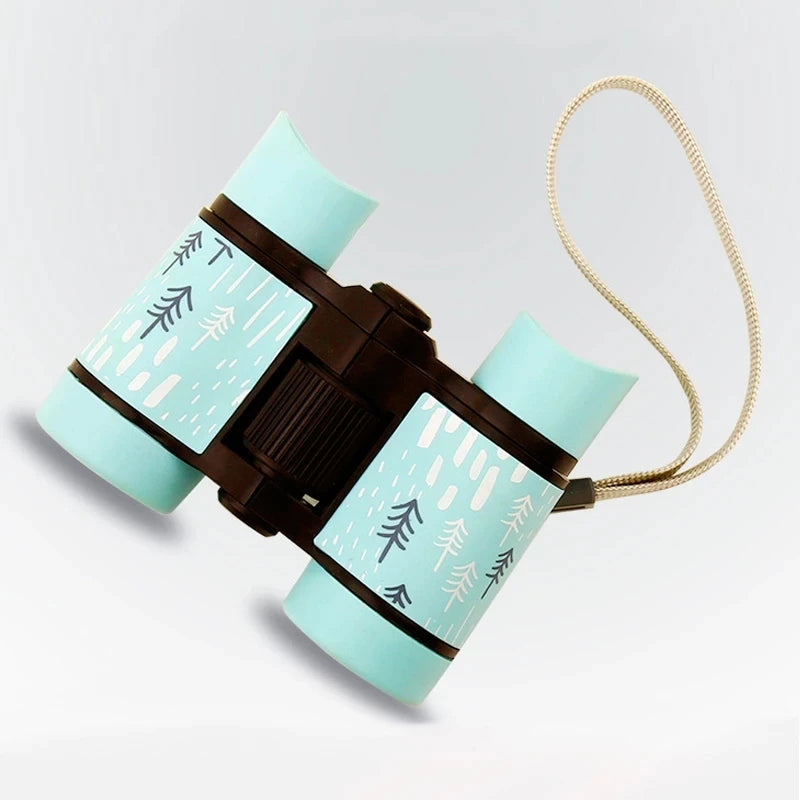 Télescope binoculaire professionnel 4 x 30 mm pour enfants, télescope éducatif et pliable pour l'observation des oiseaux