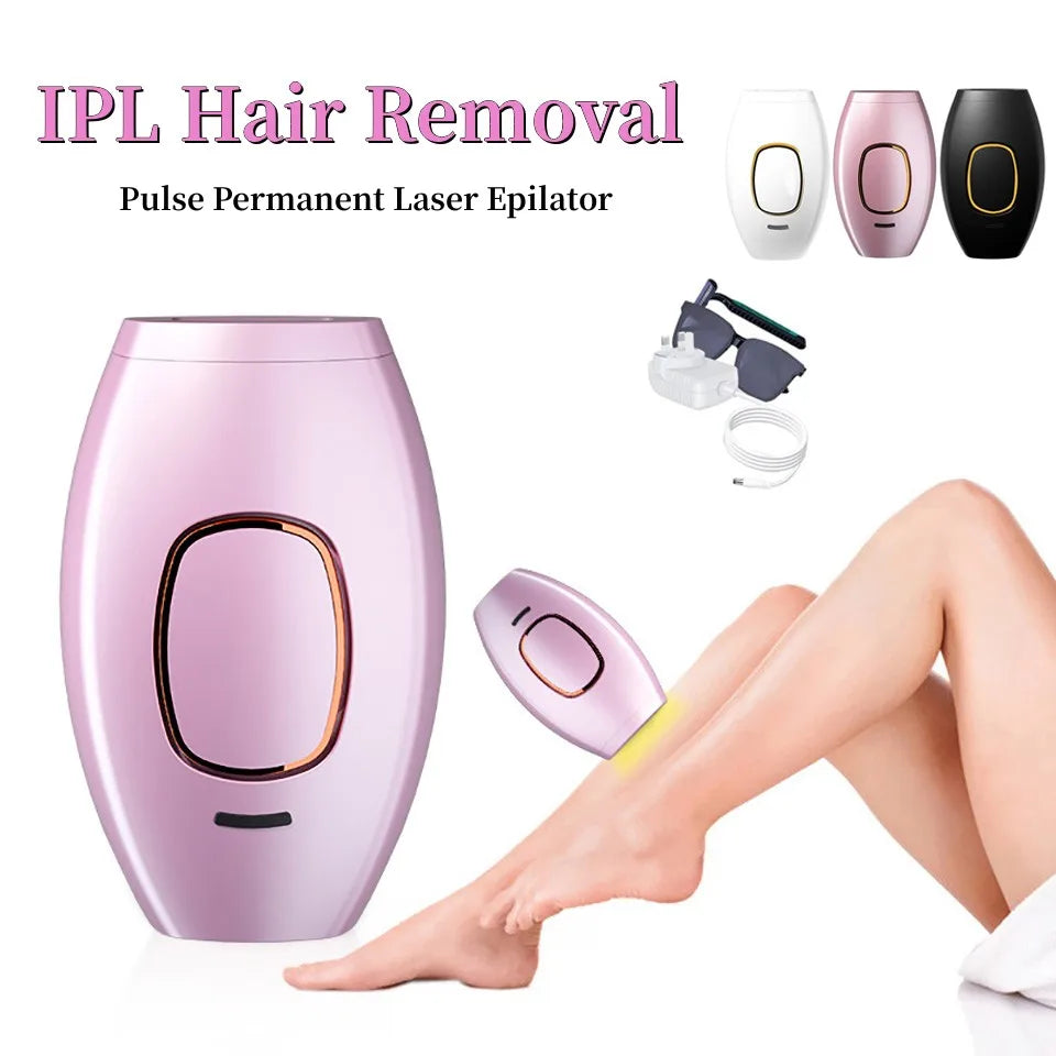 Depiladora Láser IPL Corporal para Bikini, Depilación Láser para Mujeres, Depiladora de Luz Pulsada Permanente, Depiladora Láser de Uso Doméstico