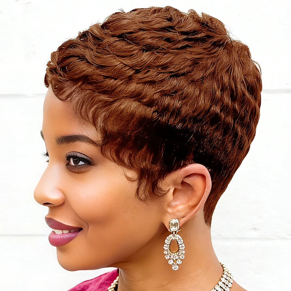 Pixie Wig with Bangs