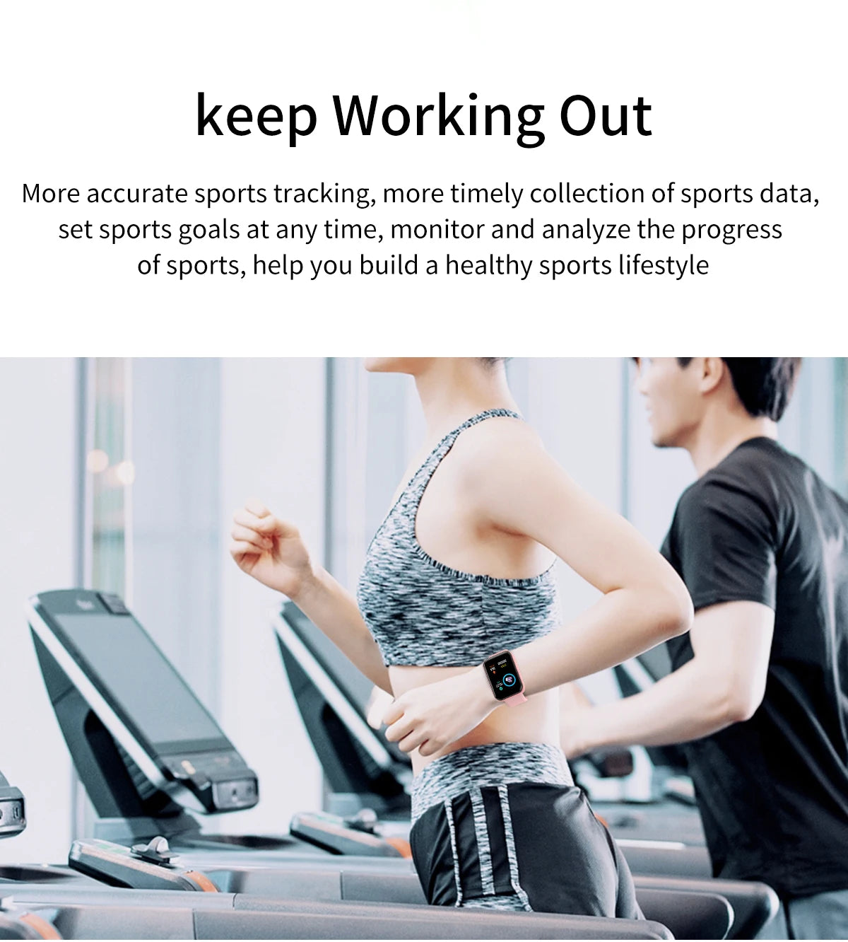 Smartarmbånd Smartklokker Menn Kvinner Gaver Sport Blue Tooth Band Puls Blodtrykk Fitness Tracker For Android IOS