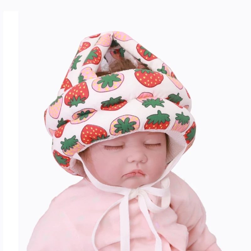 Gorro protector de cabeza para bebés, niñas y niños, para aprender a caminar, talla ajustable, protector de cabeza anticaídas, casco, protectores de cabeza para bebés