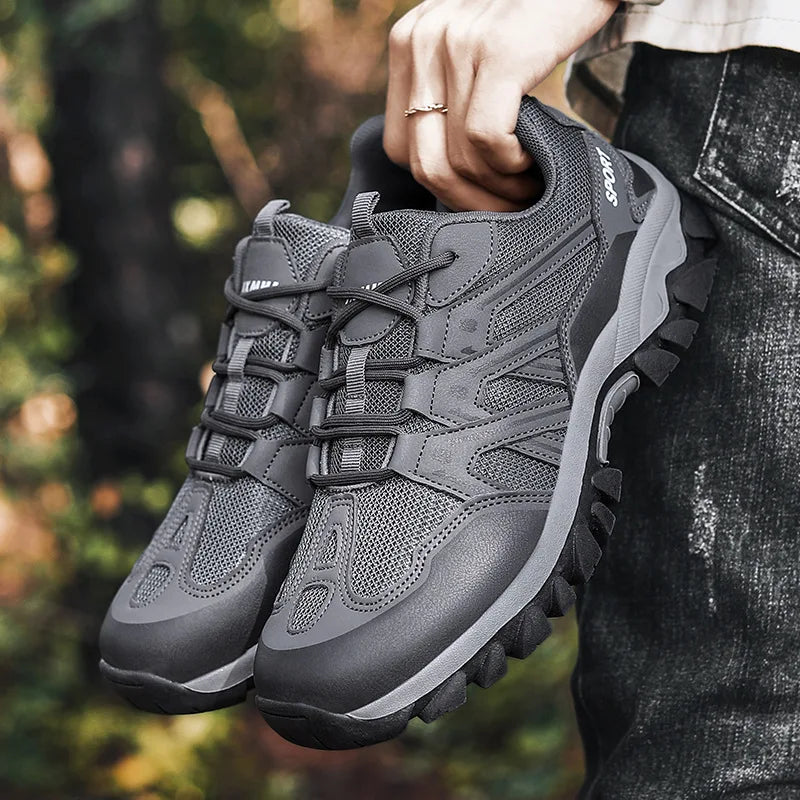 Zapatillas de Senderismo para Mujer y Hombre, Zapatos de Trekking al Aire Libre, Botas de Escalada, Acampada, Antideslizantes, Impermeables, para Caminar, Correr y Entrenar