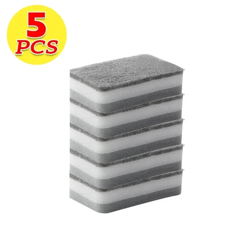 30/5 esponjas mágicas de limpieza, doble cara, reutilizables, trapos de cocina, estropajos para sartenes, ollas, lavavajillas, cepillo, herramientas de limpieza
