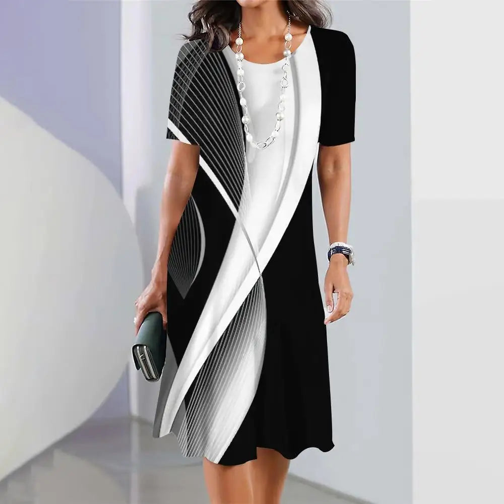 Vestido Elegante de Verano para Mujer – Tejido Suave y Fluido