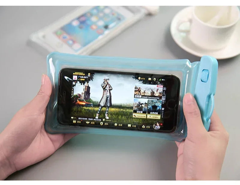 Étuis de téléphone portable étanches pour la natation, étuis de cou à suspendre Macron AirBag, étui universel pour téléphone portable de 7 pouces pour la plongée et le ski