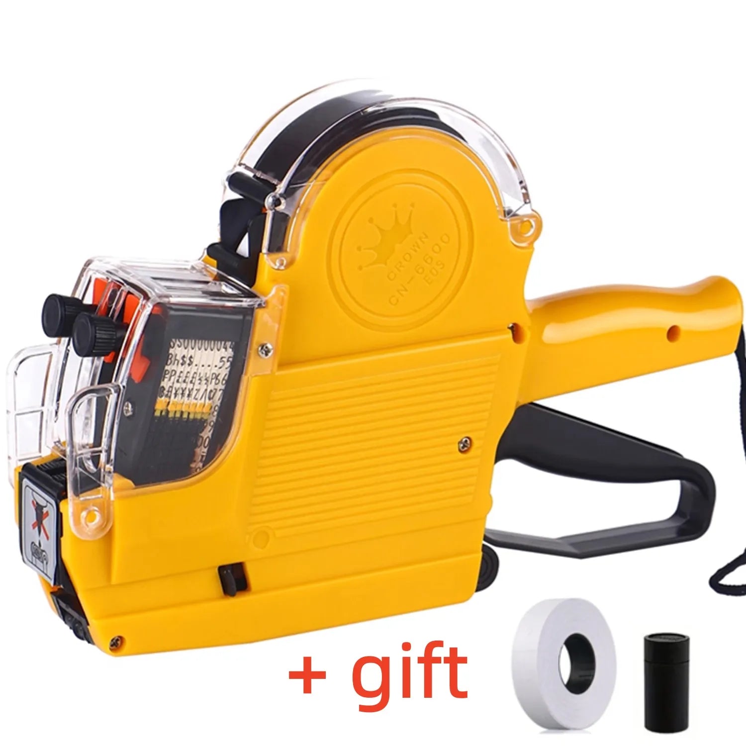 1 piece two line 10 character labeling machine price label gun label 2 lines suitable for retail store pricing label display too