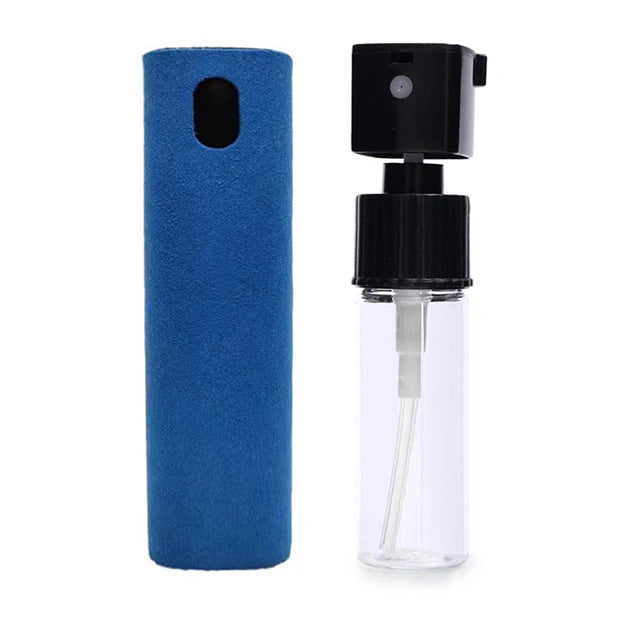 2In1 Microfiber Screen Cleaner Spray Bottle Set for Phone Ipad Screen Dust Removal Clean Cloth Wipe Iphone Cleaning Glasses Wipe