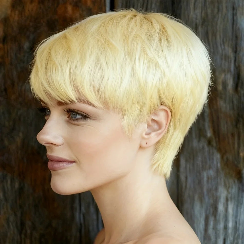 613 Blonde Pixie Wig