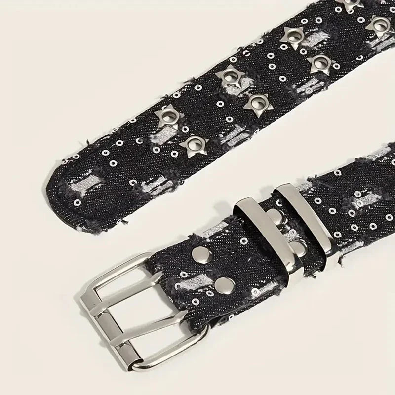 Punk Star Buckle Belt