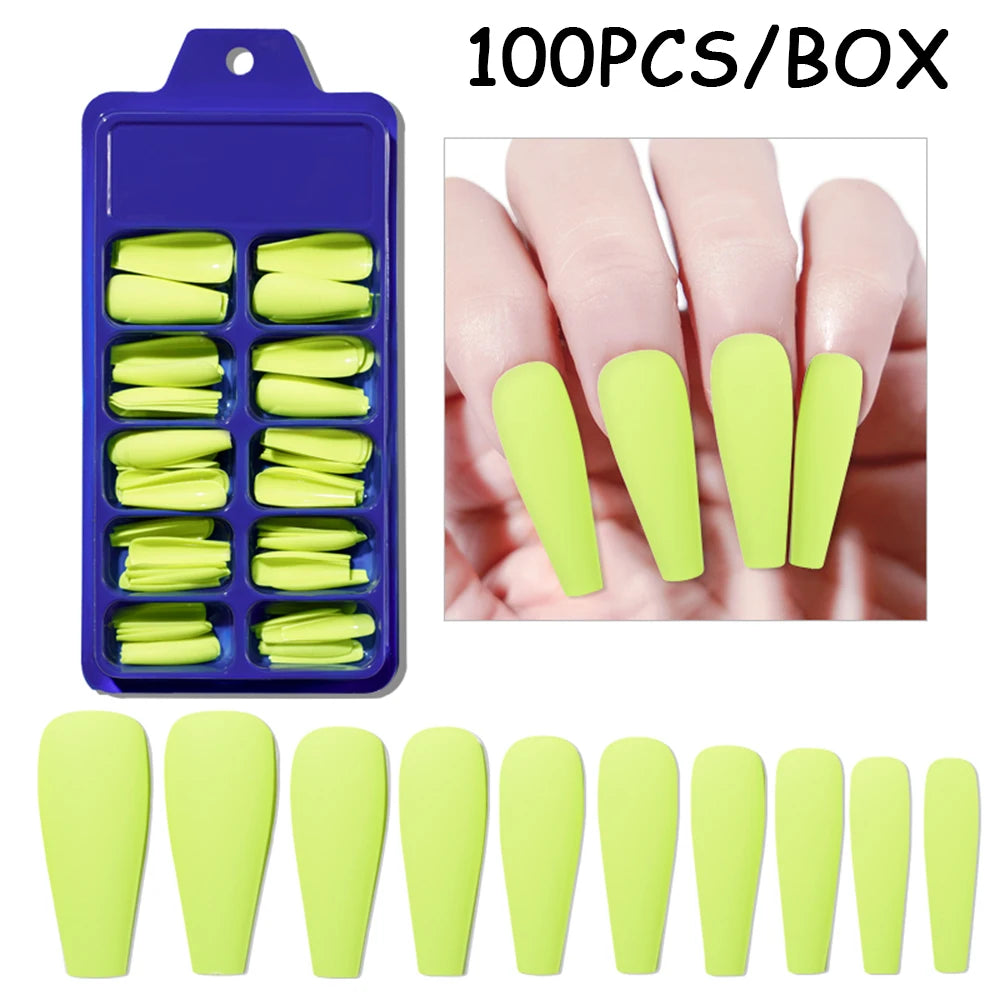 150/100/24Pcs Pink Matte French Press On Nail Tips Soft Full Cover Fake Nails Oval Almond False Nails Natural Extension Manicure