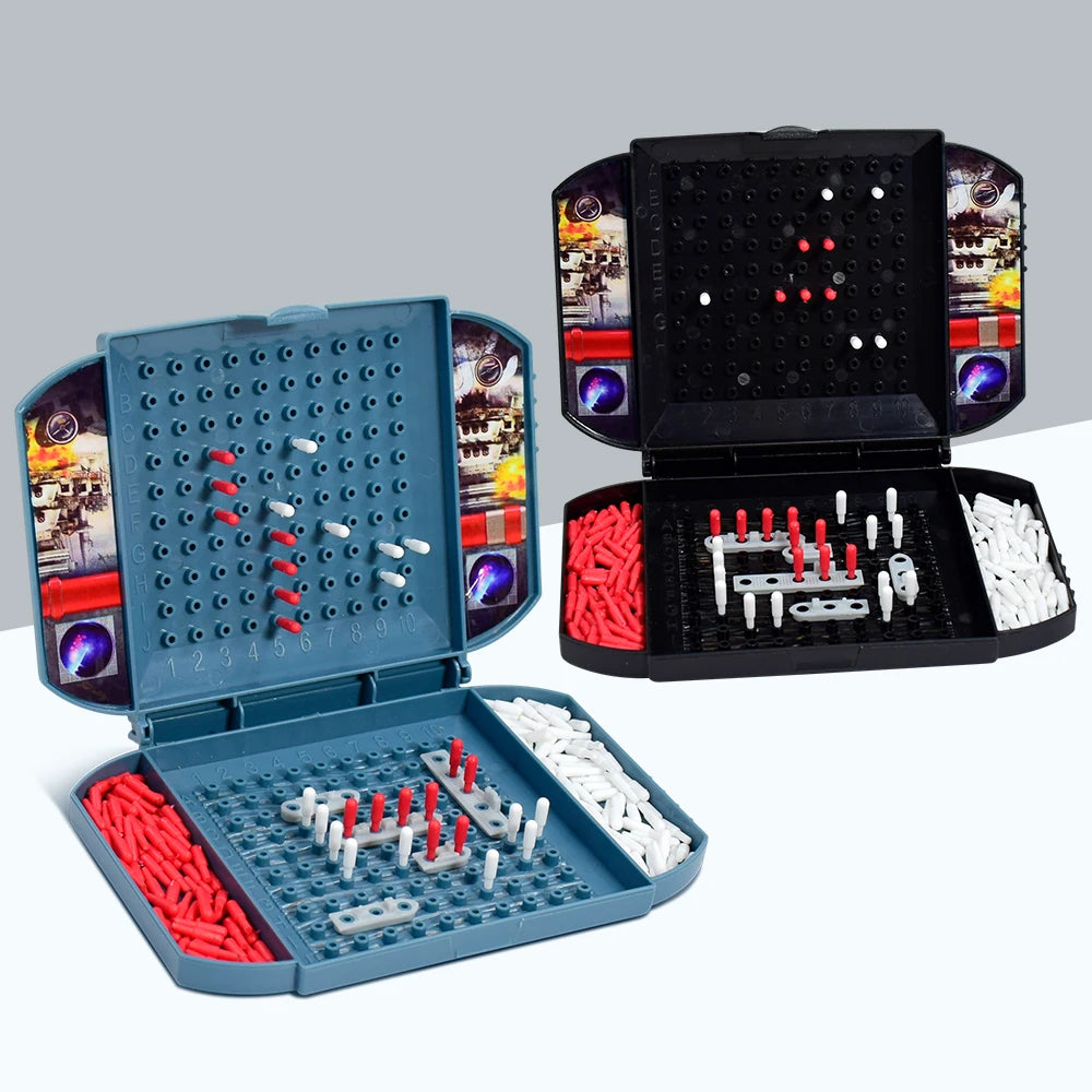 Jeux de société intéressants pour enfants, navire de guerre, navire de mer, jouets, bataille navale à deux joueurs, jeu de stratégie de combat naval classique pour enfants