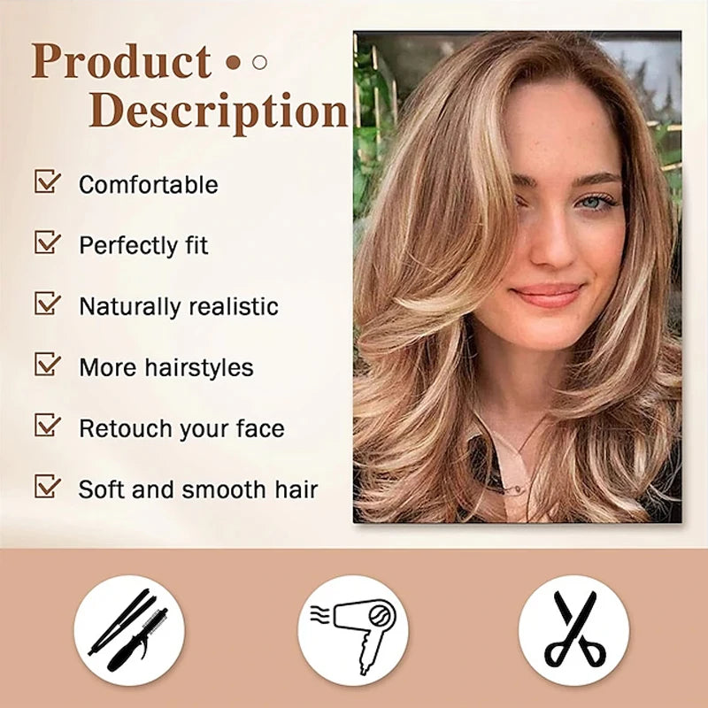 Long Blonde Layered Wig