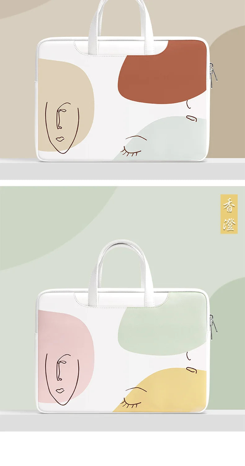 Laptop bag is suitable for laptop air12-16 inch hand bag damska bolsos de hombro Simple design fashion handbags luxury designer