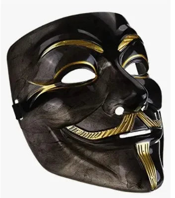 Máscaras de Cosplay de Halloween Máscara de Anónimo de V de Vendetta para Adultos y Niños, Máscara Temática de Película, Regalo de Fiesta, Accesorio de Disfraz de Cosplay