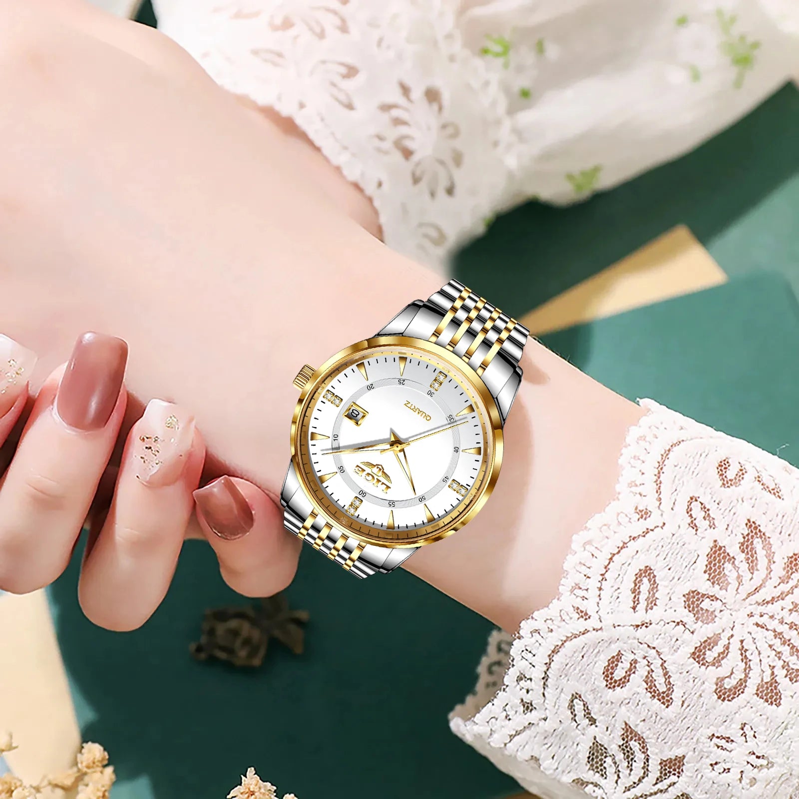 LIGE Nuevos Relojes Impermeables de Mujer Moda Reloj de Pulsera para Mujer Reloj de Cuarzo de Lujo de Marca Superior con Fecha para Mujer Relogio Feminino