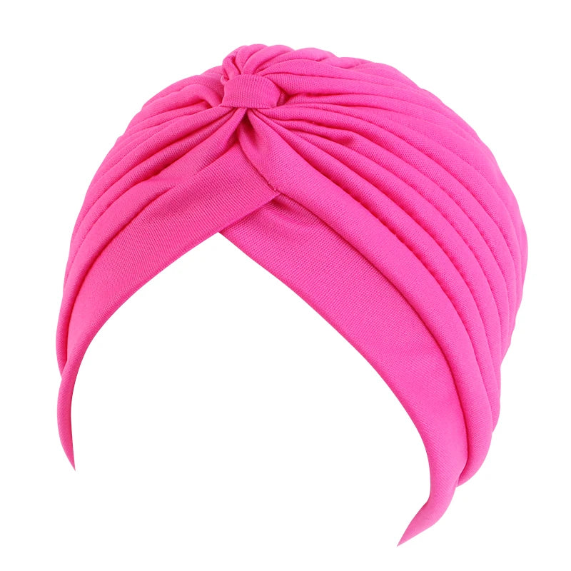 Knotted Ruffle Turban