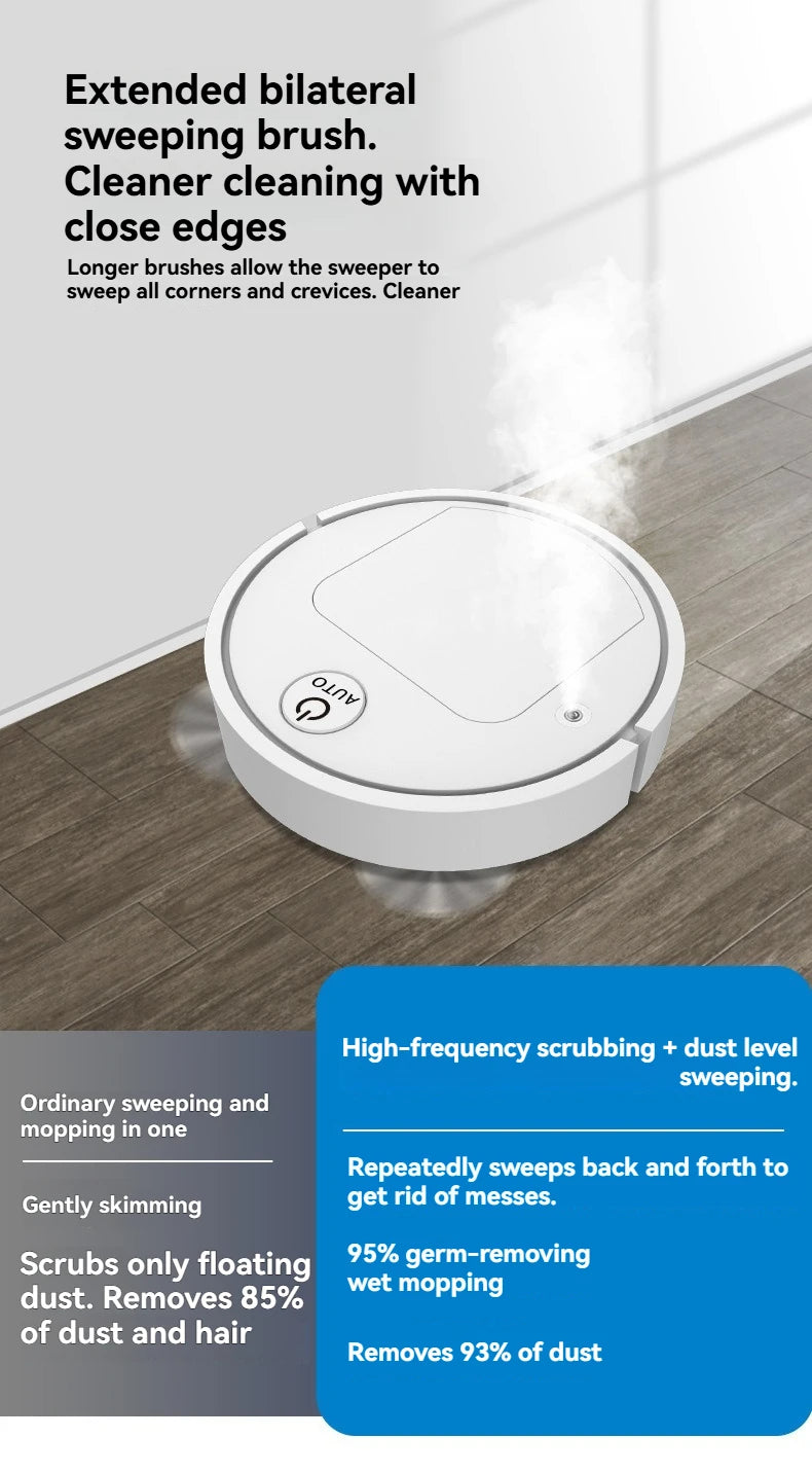 Mopa de succión con pulverizador, humidificación, robot de barrido, desinfección y esterilización, repelente automático de mosquitos móvil