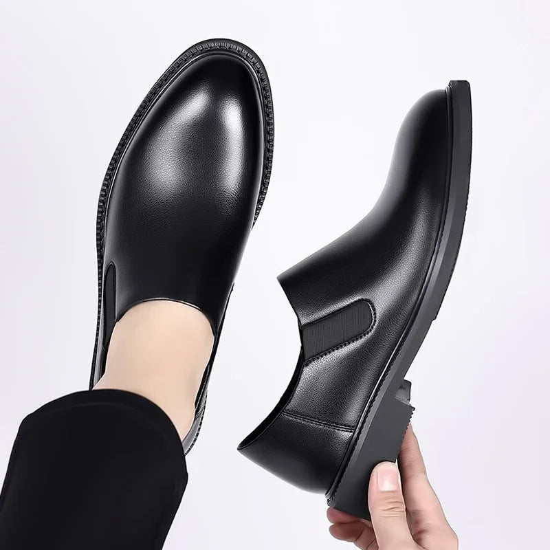 Zapatos formales italianos para hombre, zapatos de vestir de negocios de cuero para boda, zapatos Oxford para hombre, zapatos de oficina Scarpe Uomo Eleganti