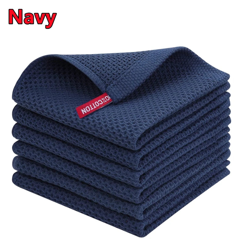 Nuevo paño de cocina 100% algodón, ultra suave, absorbente, toalla de cocina, paño de limpieza para el hogar, herramientas de cocina, utensilios, paño de lavado, trapo de cocina.