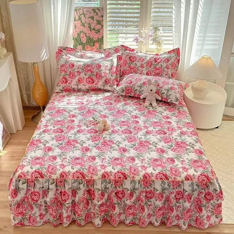 Par de fundas de almohada ultrasuaves con estampado floral