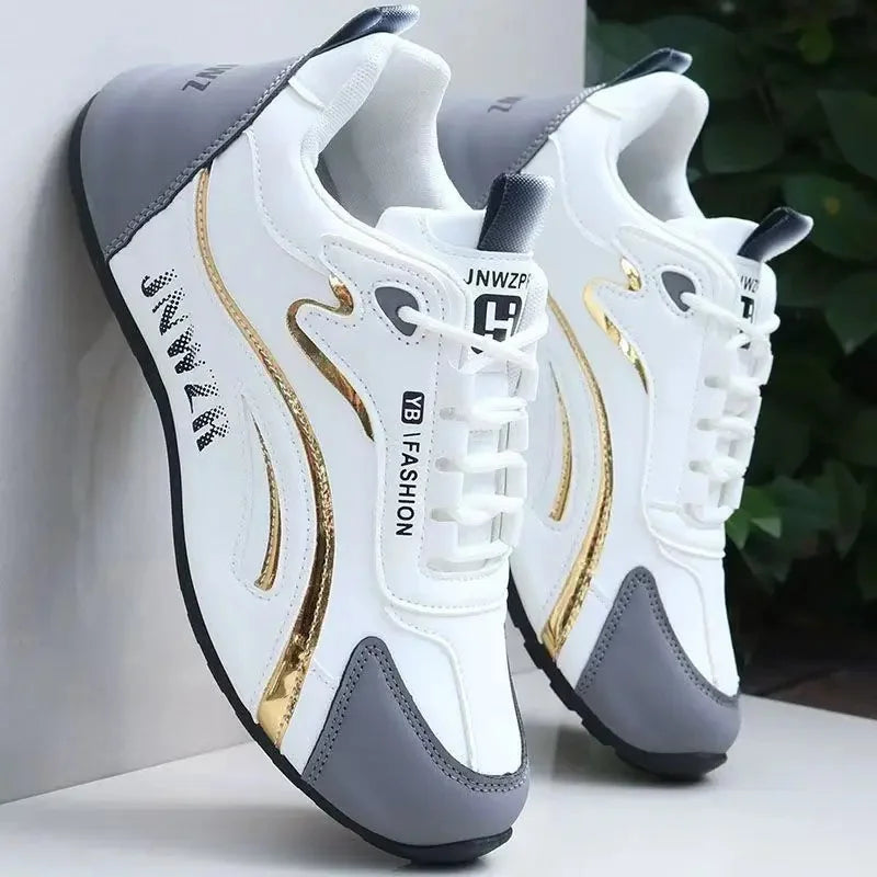 Zapatos de hombre a la moda, casuales de otoño, ligeros, impermeables, antideslizantes, deportivos, estilo "Dad Shoes", resistentes al desgaste para mediana edad y jóvenes