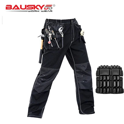 Pantalones de trabajo de hombre Craftsman, nuevos, de alta calidad, con múltiples bolsillos, pantalones de trabajo, ropa de trabajo de mecánico