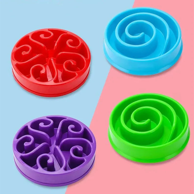 Comedero Lento para Perros, Divertido, Antideslizante, Anti-Glotón, Comederos Más Lentos, Cuenco Ecológico para Perros Grandes, Medianos, Pequeños y Cachorros
