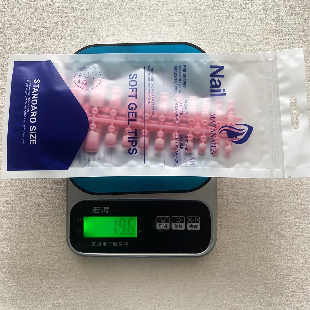 120 uñas postizas francesas para presionar en los pies, uñas postizas cortas cuadradas degradadas en blanco, rosa y nude, puntas de uñas de pie de cobertura completa para bricolaje