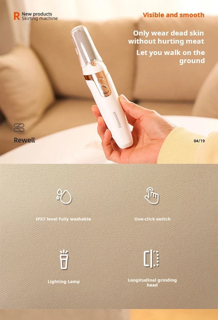 Pedicura Exfoliante Callos Máquina de Pedicura de Pies Eléctrica Automática Doméstica Kit Exfoliante