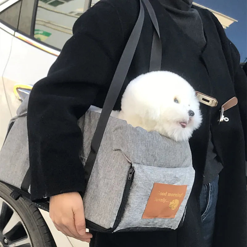 Asiento Portátil para Mascotas en el Coche