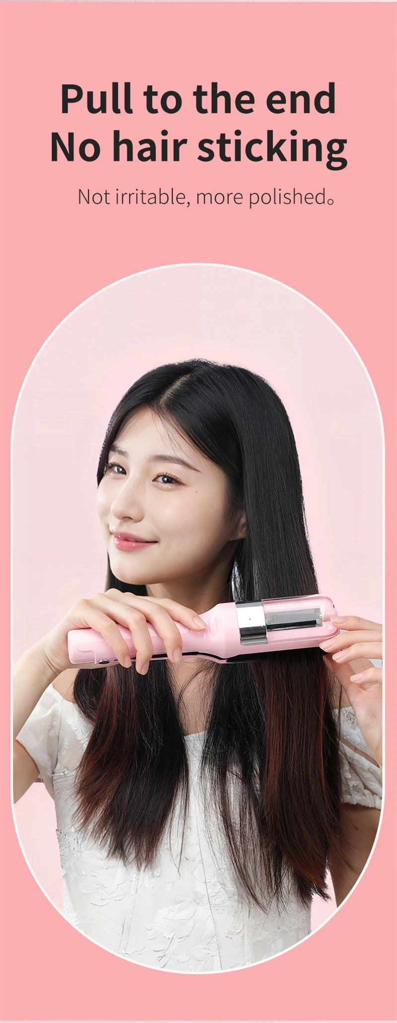 Recortador de puntas de cabello, removedor de puntas abiertas, cabello seco, dañado, quebradizo, automático profesional, para mujeres, máquina de corte de cabello inalámbrica