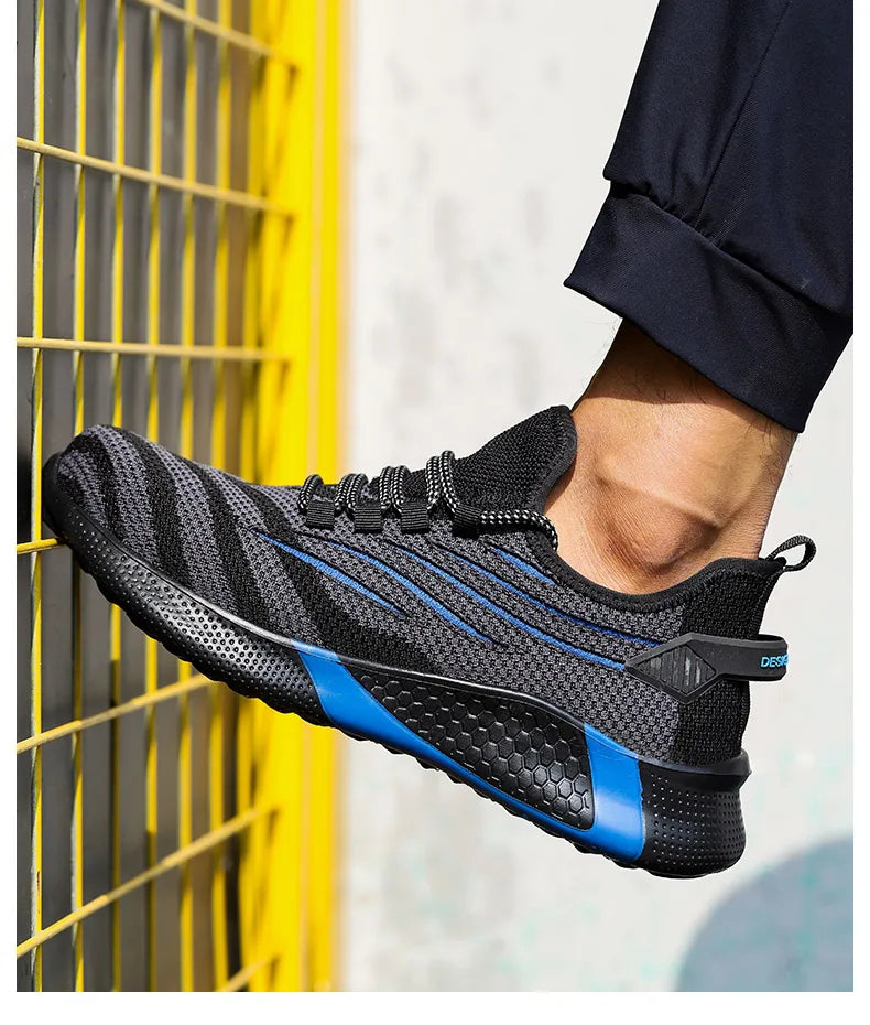 Zapatos de seguridad para hombre, calzado de trabajo antipinchazos, zapatillas de trabajo para hombre, zapatos de trabajo indestructibles, botas para hombre, calzado ligero para hombre, botas de seguridad