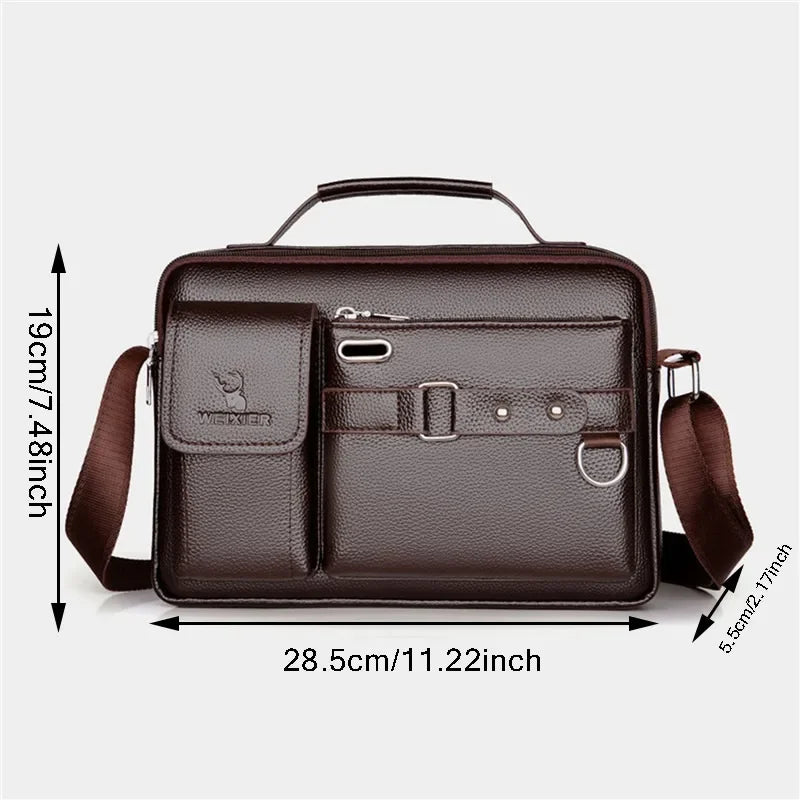 Bolsos Cruzados para Hombre Bolsos de Hombro Impermeables Multifunción Viaje Trabajo Negocios