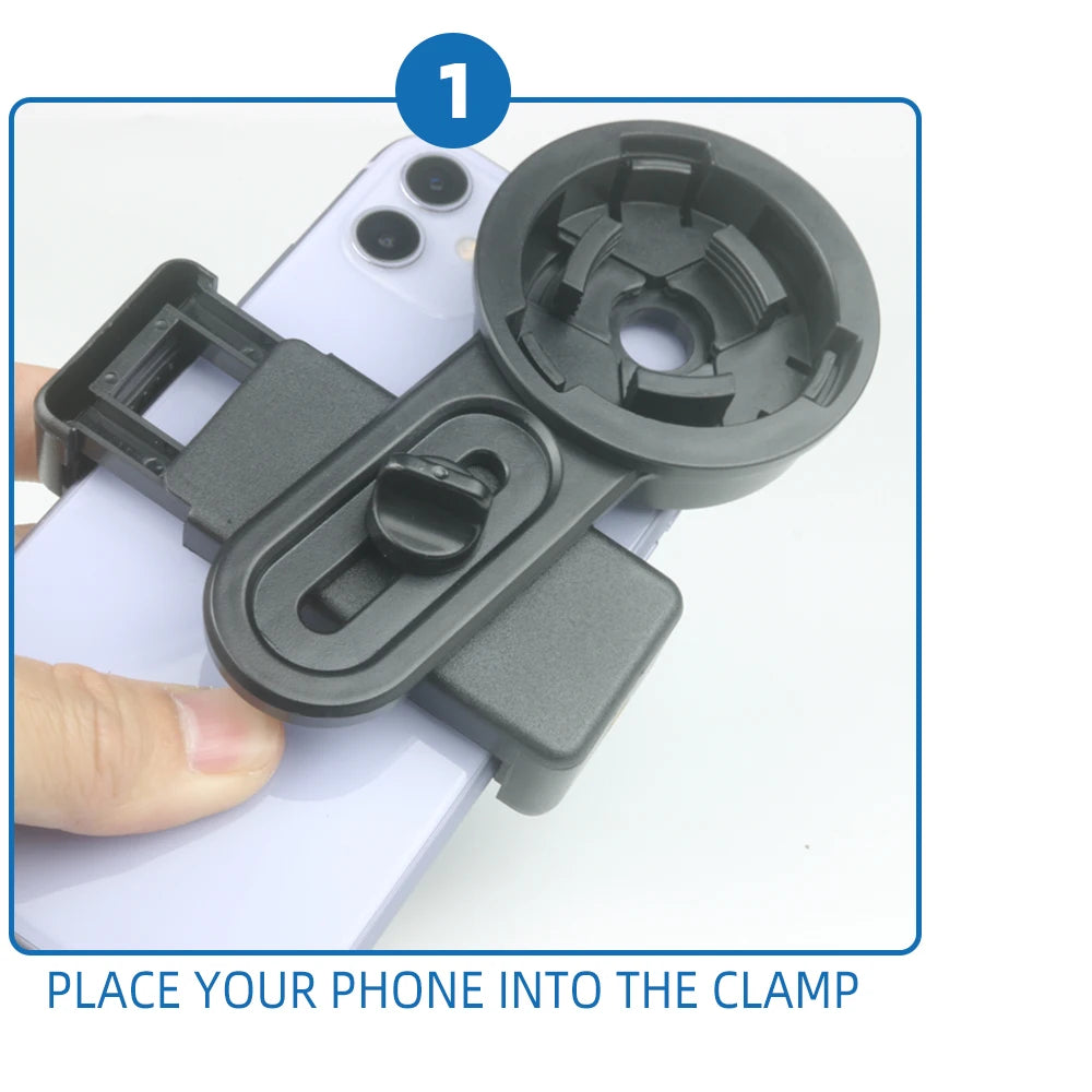 EYSDON Universal Binoculars Telescope Special Accessories Adapter Connector Clip Bracket Fit Mobile Phone for Binocular Holder