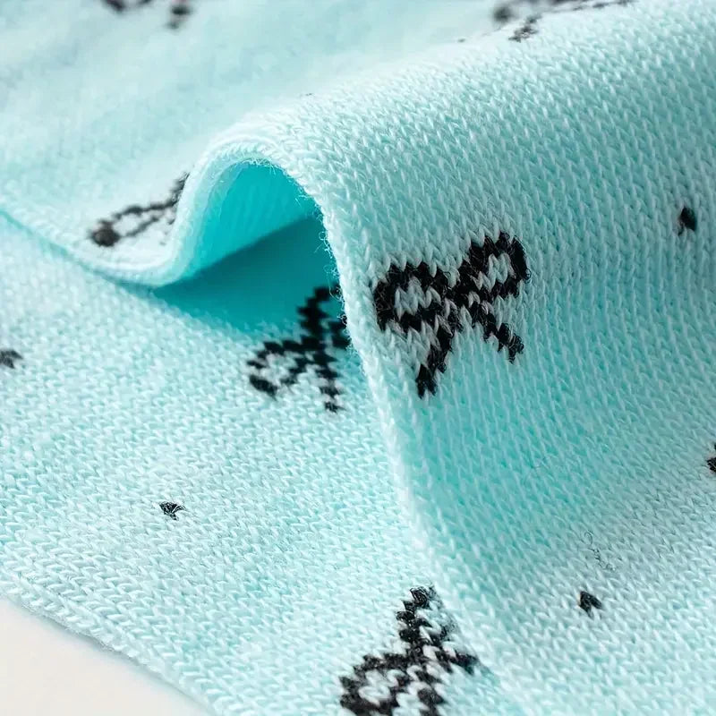 Heart Print Ankle Socks