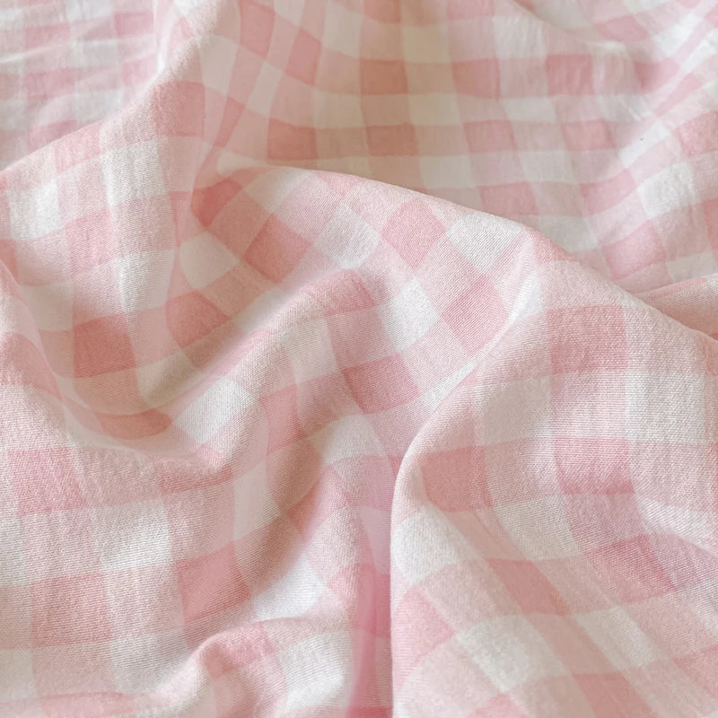 Sábana Ajustable Estilo Plaid, Funda de Cama Suave para la Piel, Sábana Elástica para Habitación de Niñas y Niños, Ropa de Cama para el Hogar (Sin Funda de Almohada)