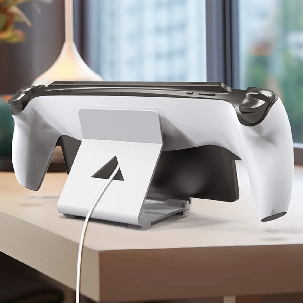Game Console Holder Desktop Stand for PS5 Portal Support Stand with Anti-Slip Pad for Playstation Portal Steam Deck ROG Switch