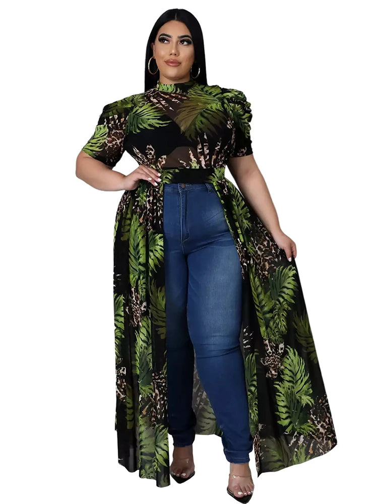 Blusas de mujer a la moda de verano elegante blusa de gasa talla grande tops 4xl 5xl venta al por mayor dropshipping