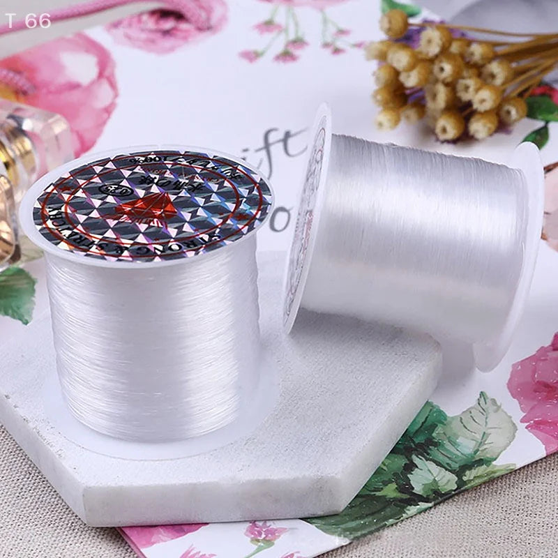 1 Unidad Monofilamento de Nylon PE Potente de Alta Resistencia Hilo de Pescar Elástico Bobina Hilo Invisible Línea de Fibra de Poliéster para Señuelos