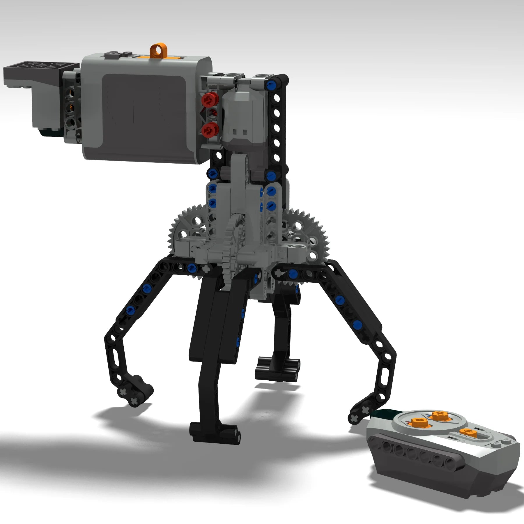 Technical MOC Building Blocks Electric RC Robot Manipulator Mechanical Arm Clamp Claw Kit DIY Education Toys For Child