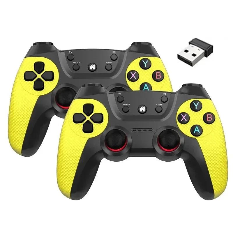 Manette de jeu double sans fil pour téléphone Linux/Android pour Game Box Game stick PC Smart TV Box 2.4G manette de jeu Joystick
