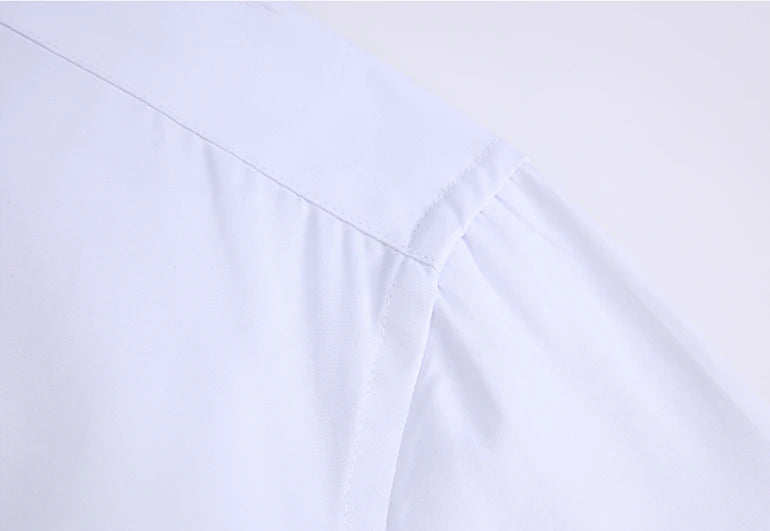 Men's Clothing Arrival Men Shirt, Fashion Causal Long Sleeved Male Dress Social Business Cotton Shirt Soft Weeding White Shirts
