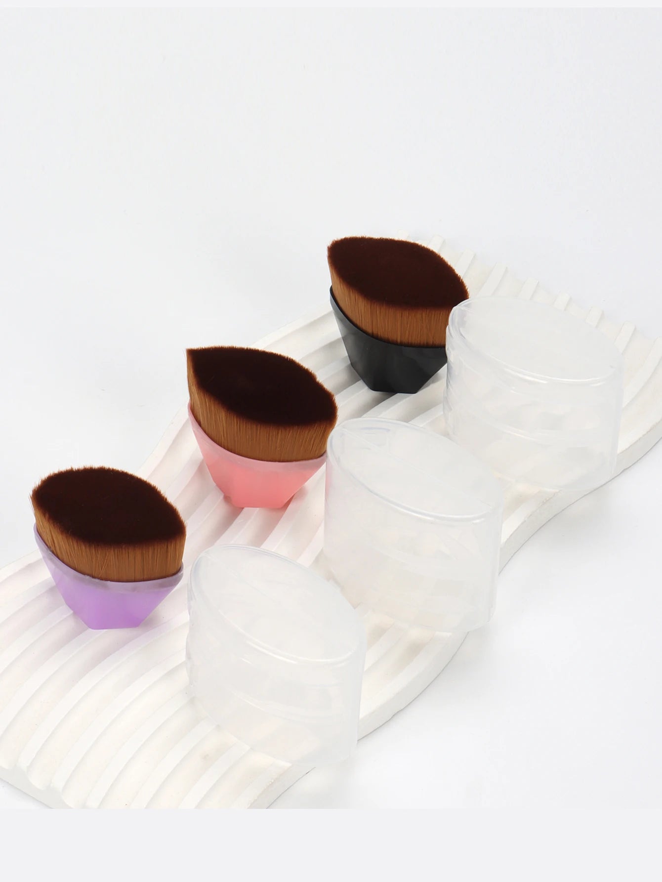 Pinceles de Maquillaje, Brochas para Maquillaje Corporal y Base Bronceadora, Pinceles de Maquillaje, Herramientas Cosméticas Bonitas, Brochas para Colorete en Polvo