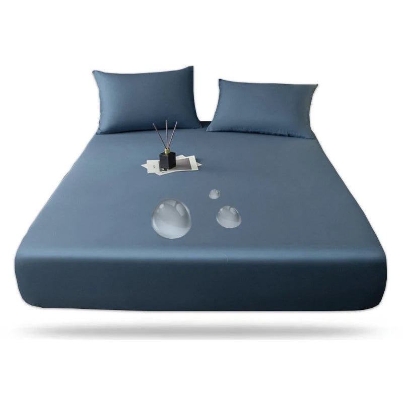 WOSTAR Waterproof mattress protector cover 150x190 single double queen king size elastic fitted sheet style bed protection pad