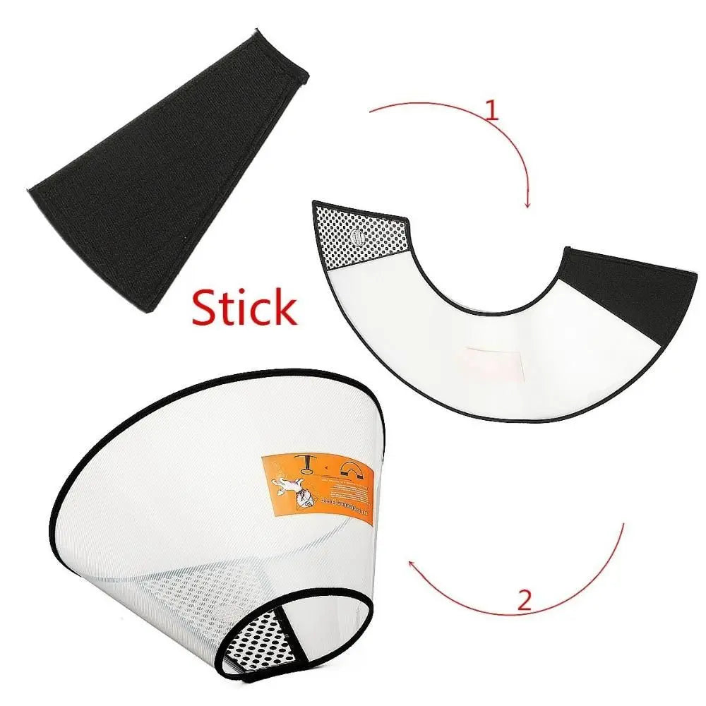 Medisinsk kirurgi Sårheling Katter Hunder Helse Elizabethan Halsbånd Halskjegle Gjenoppretting Kjæledyr Beskyttende halsbånd Beskyttelsesdeksel