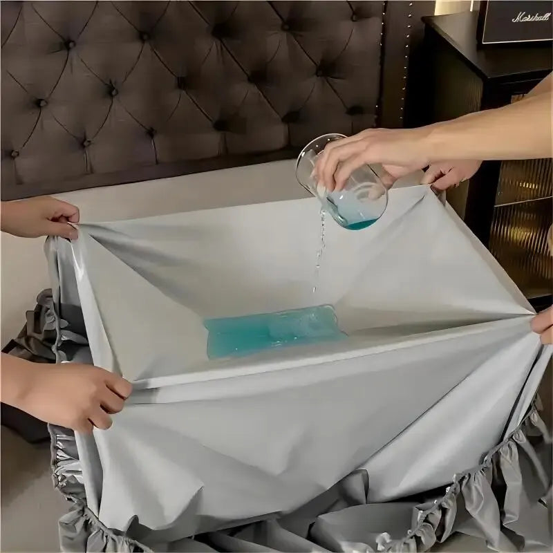 Sikker, vanntett madrassbeskytter, myk og komfortabel, pustende, ensfarget madrasstrekk, maskinvaskbar