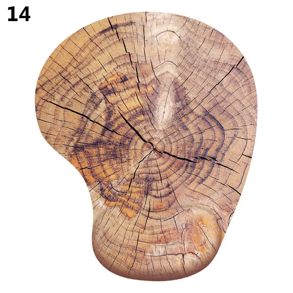 Alfombrilla de ratón de silicona con reposamuñecas, soporte ergonómico para la mano, alfombrilla antideslizante para ratones de juego, alfombrilla suave para ordenador de escritorio o portátil
